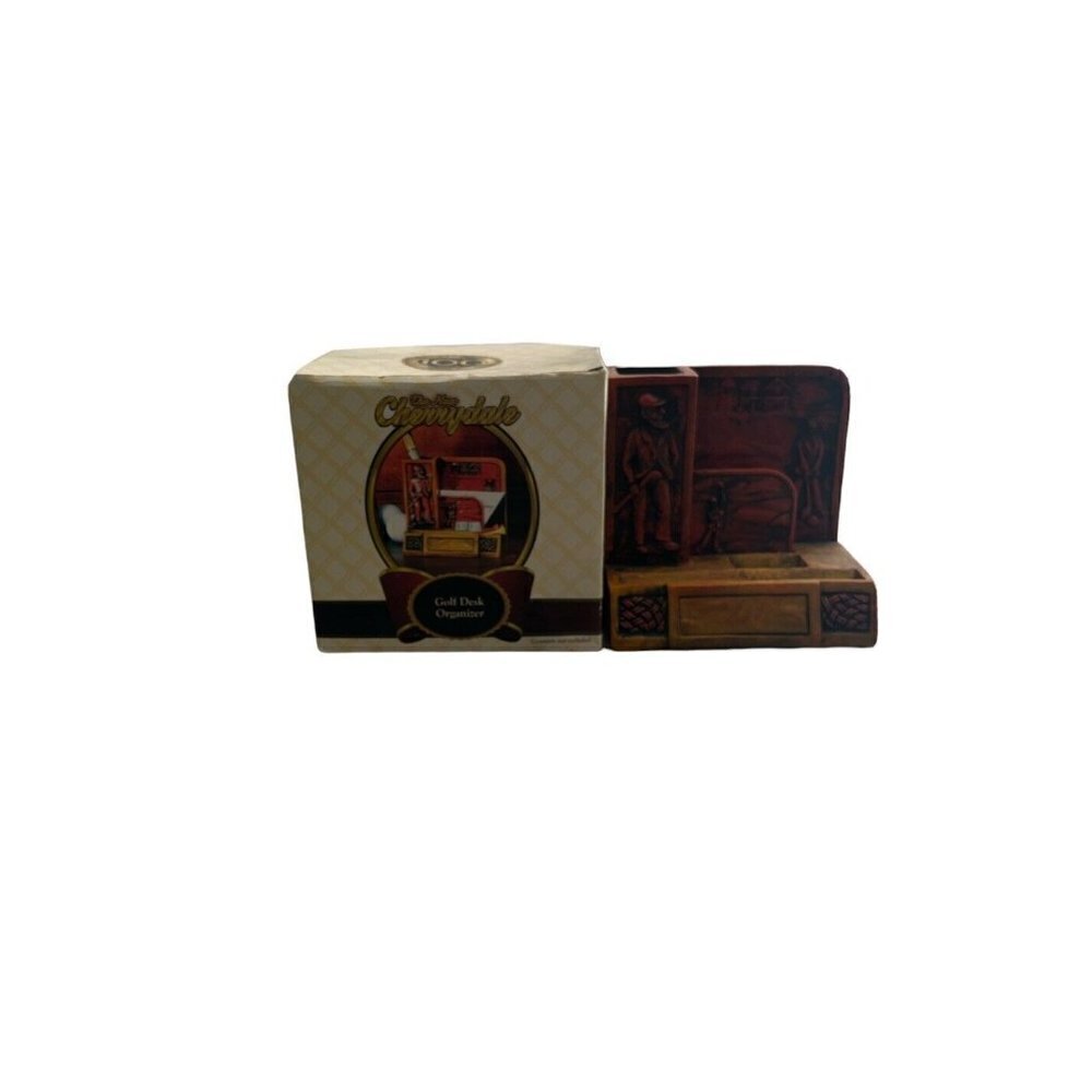 New In Box The New Cherrydale Golf Desk Organizer 5in x5in